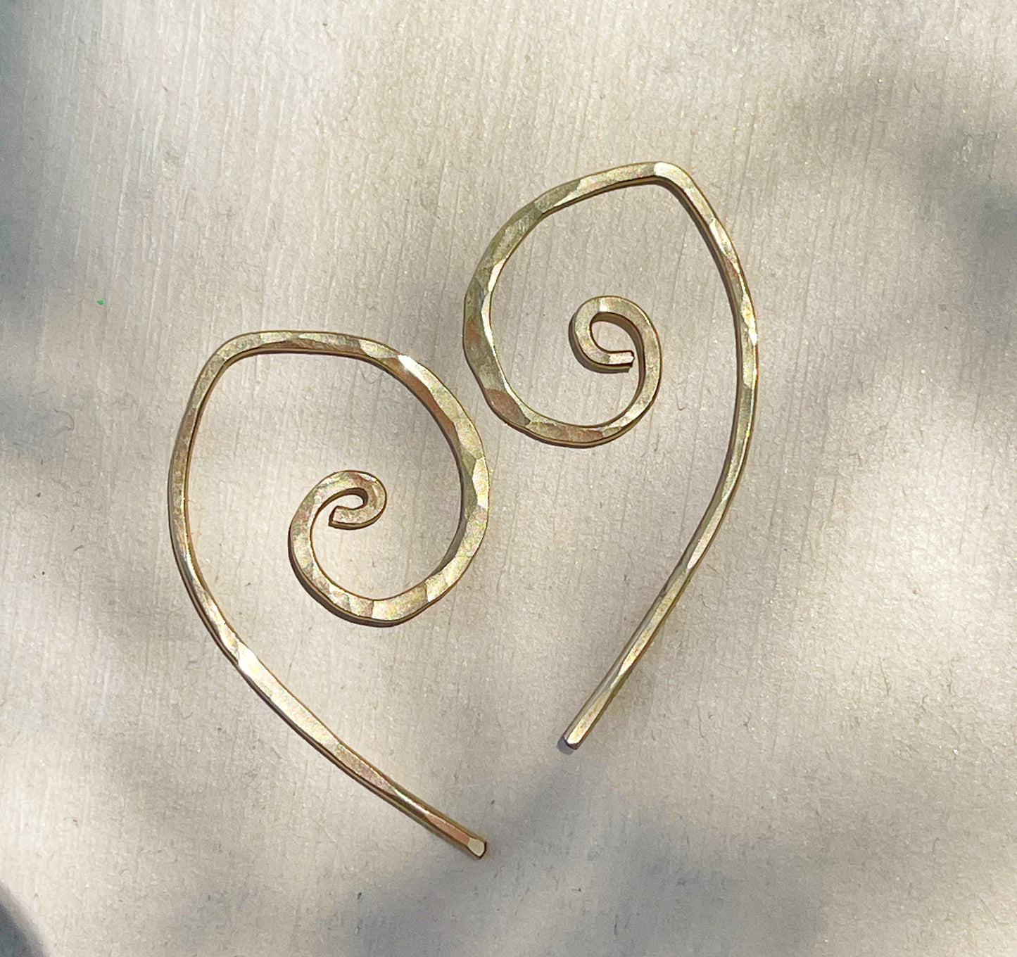 Spiral earrings