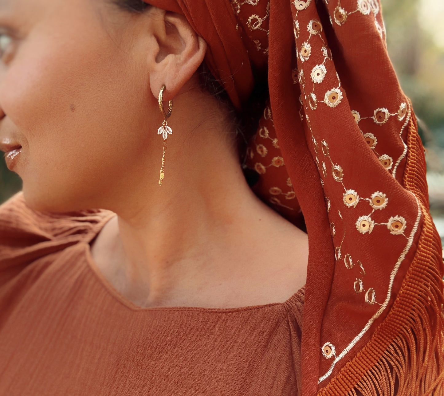 עגילי ציפור גן עדן