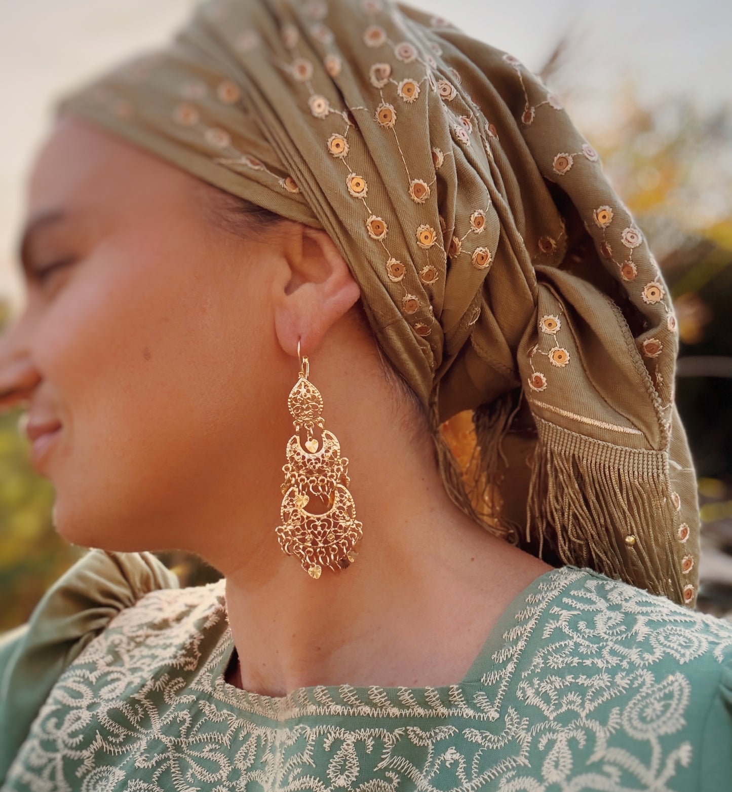 עגילי שלהבת