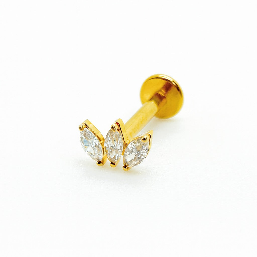 עגיל לפירסינג לוטוס