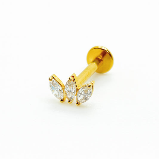 עגיל לפירסינג לוטוס