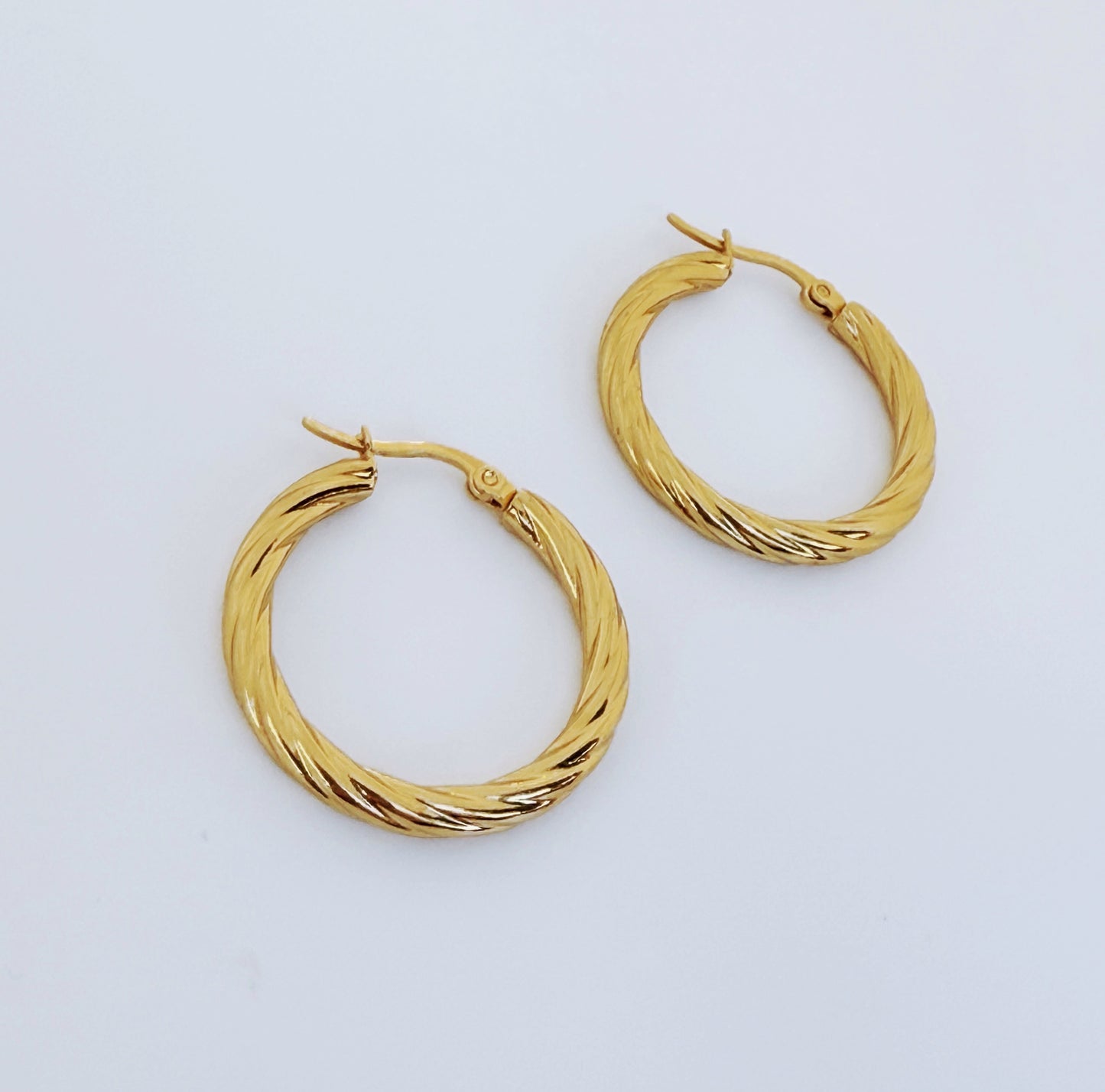 עגילי חישוק  רותם