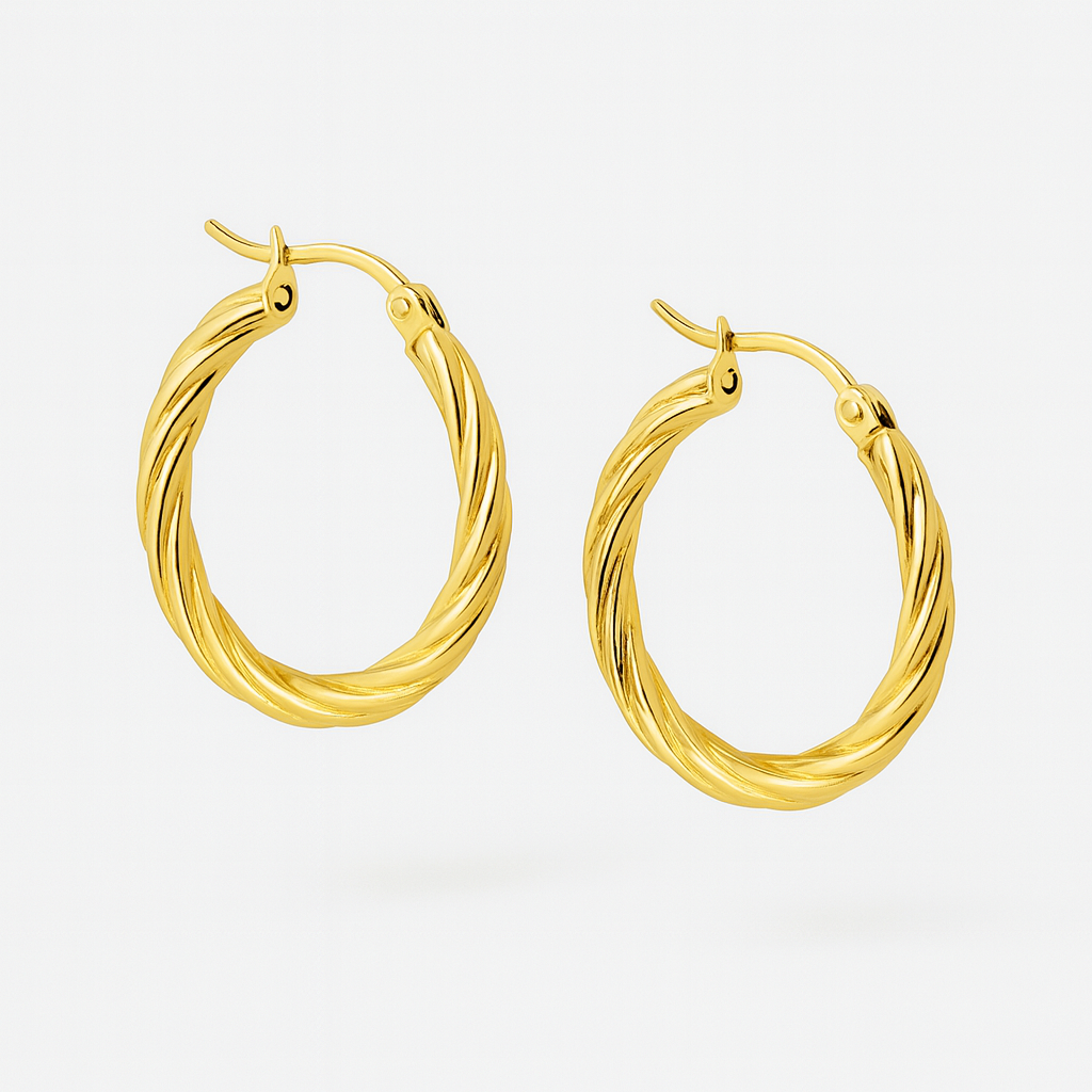 עגילי חישוק  רותם