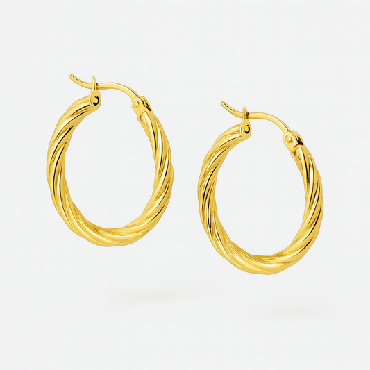 עגילי חישוק  רותם