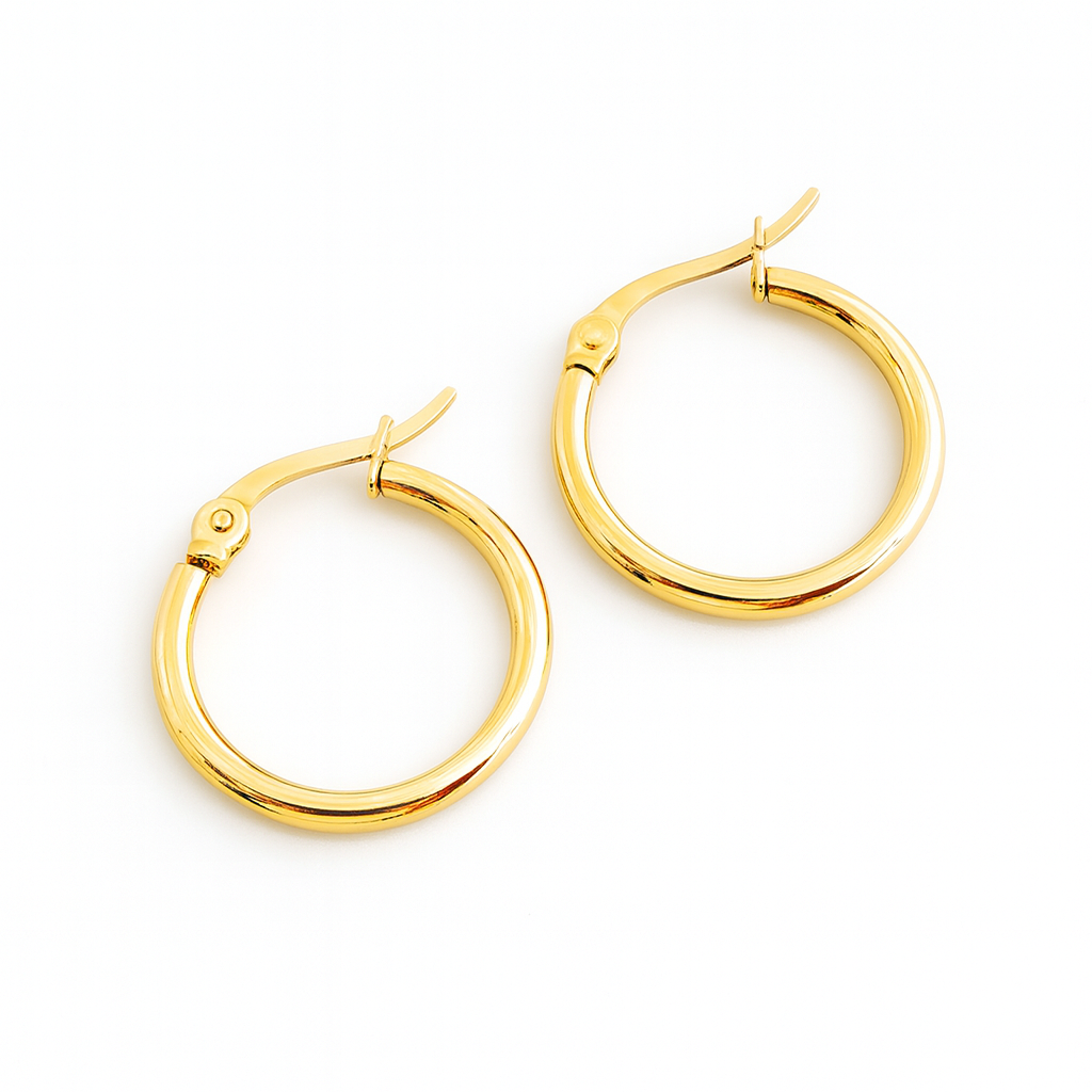 עגילי חישוק בייסיק 20 מ״מ