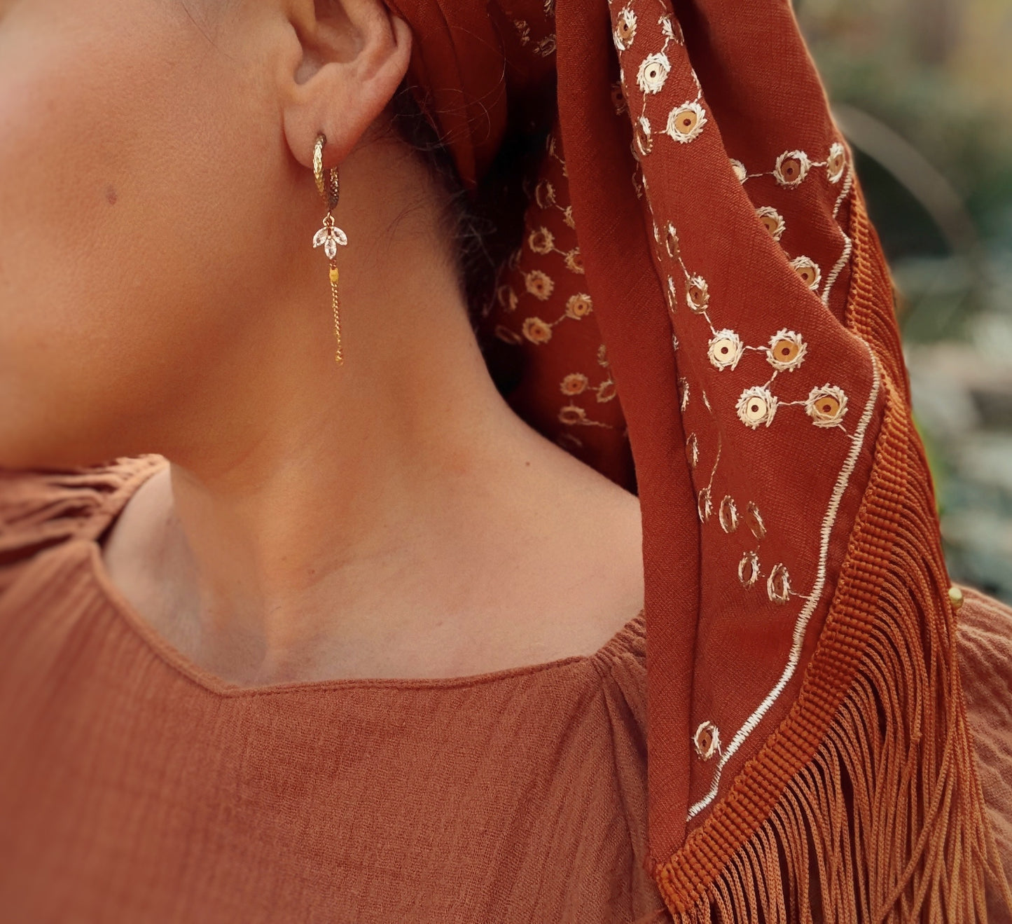 עגילי ציפור גן עדן