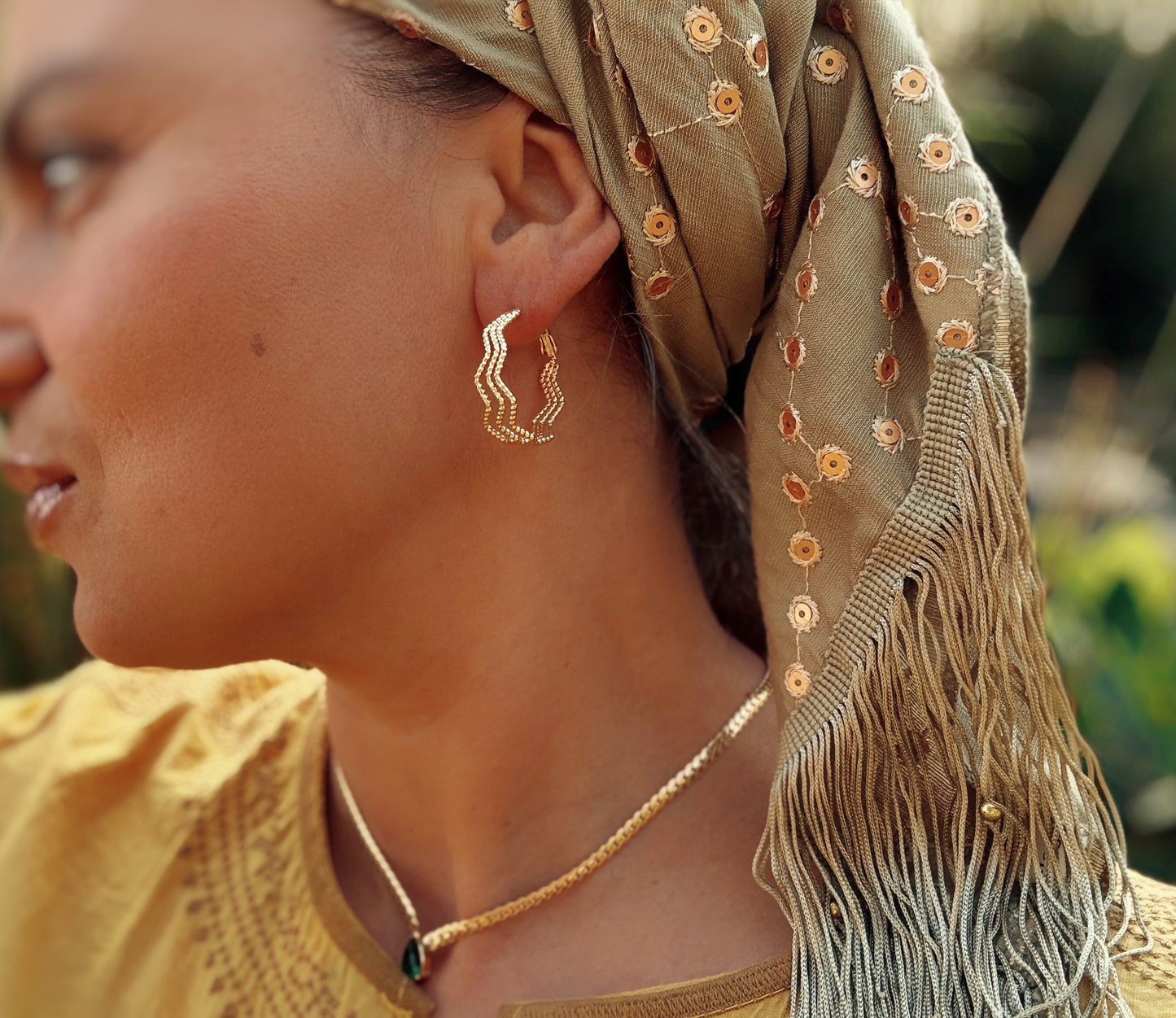 עגילי קרני אור