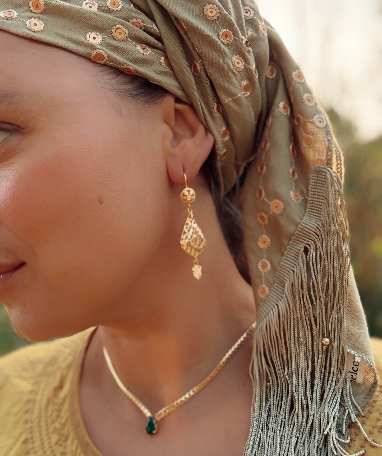 עגילים ציפורה