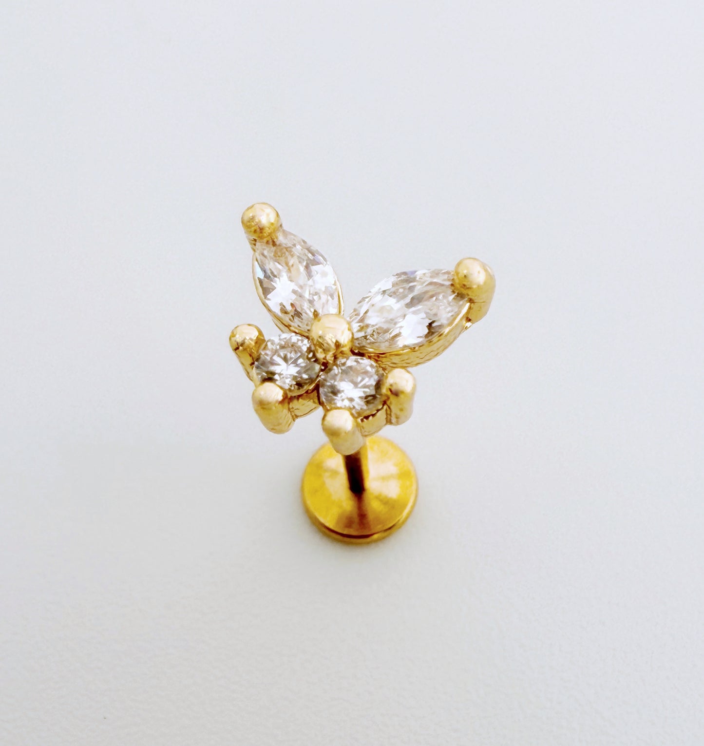 עגיל לפירסינג פרפר