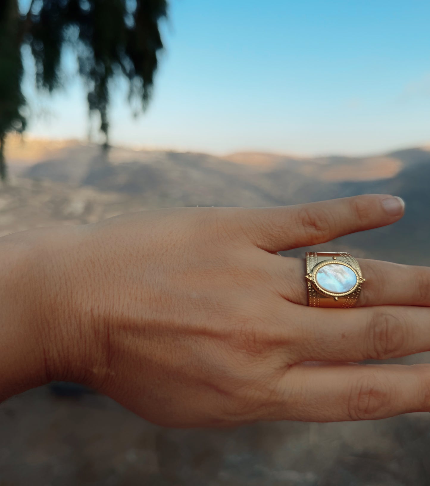 טבעת מראה אור