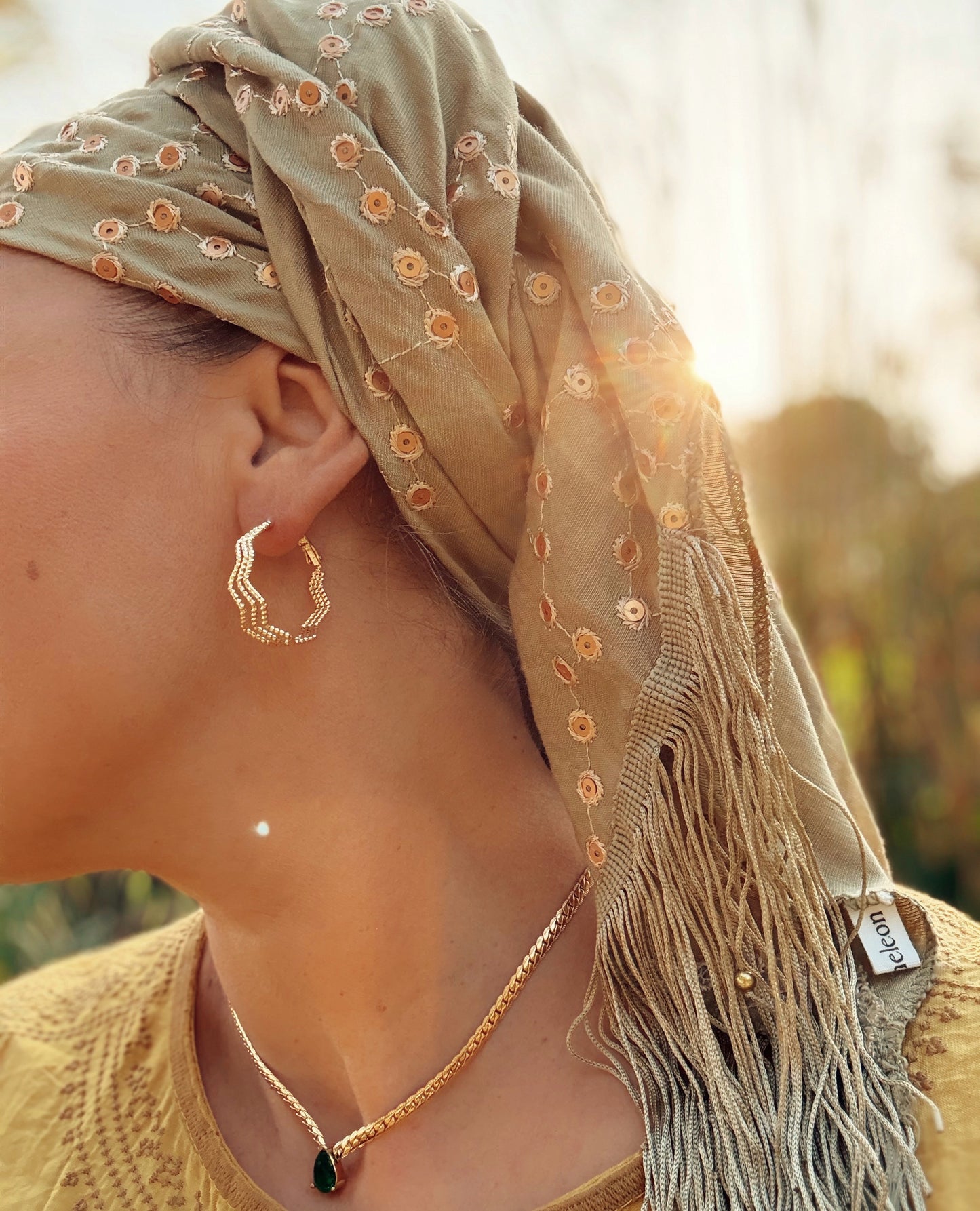 עגילי קרני אור