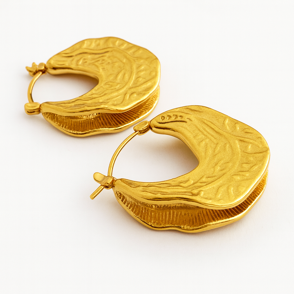 עגילי זהב עתיק