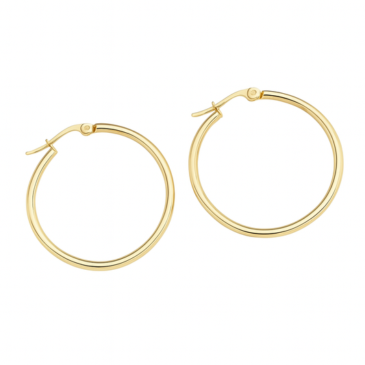 עגילי חישוק בייסיק 30 מ״מ